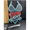 Image 2 : 1 Coors Light LED Light-Up Neon Wall Decor Light - Large 16" Size - New in Box