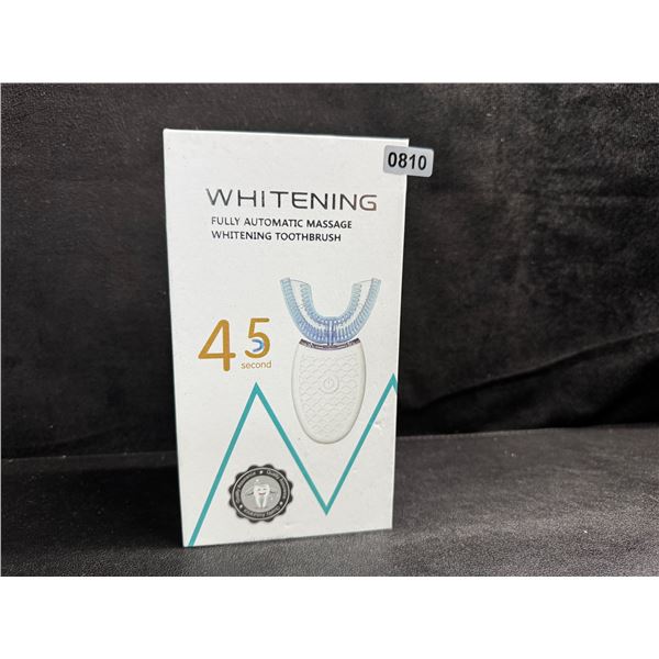 1 Fully Automatic Cold Light Massage Whitening Toothbrush - New