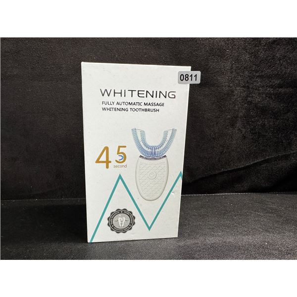 1 Fully Automatic Cold Light Massage Whitening Toothbrush - New