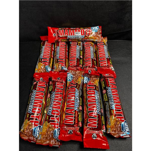 11-PCS of 25g Mammoth Protein Bars - New