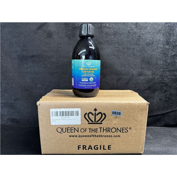 1 250ml Bottle of Queen of Thrones Organic Golden Castor Oil