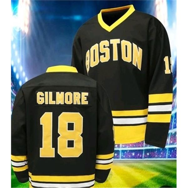 1 Happy Gilmore #18 Boston Stitched Jersey Size Medium - New