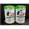 Image 1 : 2 Containers of Sunbee 100% Natural Bits and Butts Pet Wipes - New