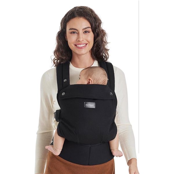 1 MomCozy Weight Balanced Baby Carrier with Lumbar Support - New