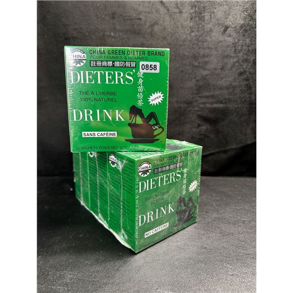 2 3-Packs of Uncle Lees China Green Dieters Nature Herbal Drink Tea - New