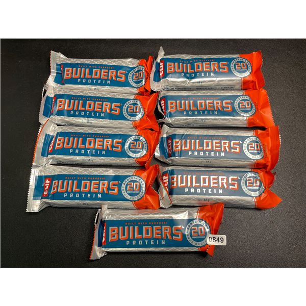 9 CLIF Builders Chocolate Protein Bars (68g) New (BB: 2026/JA/14)