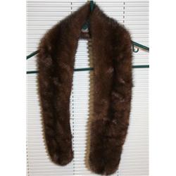 Brown Fur Wrap