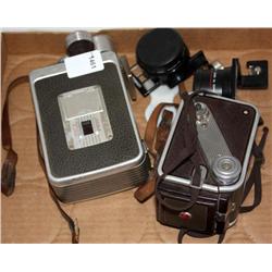 Set of Old Kodak Movie Cameras
