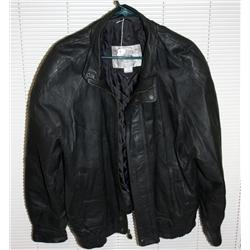 Black Leather Jacket by John Ashford size L