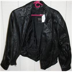 Wilson Black Leather Jacket Size XS