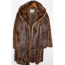 ij fox boston Fur Coat Silk Lined