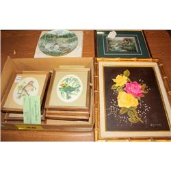 Lot-- Pictures and Collectible Plate