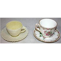 Lot -- 2 Collectible Cup and Saucers