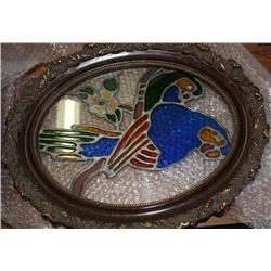 Stained Glass Parrot Picture