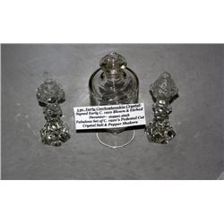 3 Pieces of Early Czechoslovakian Crystal