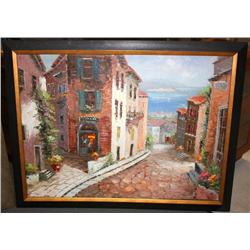 Framed Oil on Canvas