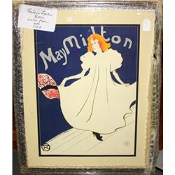 Toulouse Labtree Limited Edition Poster w /COA