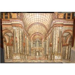 Framed 3D Atrium  Wall Design