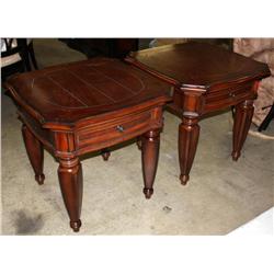 2 End Tables w/ Drawers