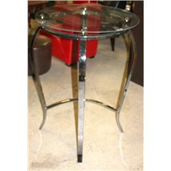 Tall Glass Table