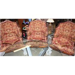 3 Large Antique Design Chairs
