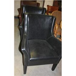 2 Black Living Room Chairs