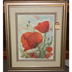 Framed Print of Poppies in Bloom