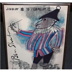 Framed Print of a Man