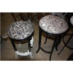 Set Of 2 Swivel Stools