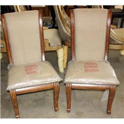 2 Tall Back Chairs--New