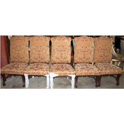 5 Highback Cushioned Chairs