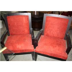 2 Red Chairs