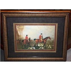 Framed Print of a Fox Hunt