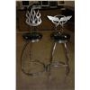 Image 1 : Lot Of 5 Biker & Gaming Bar Stools