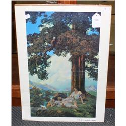 Print by Maxfield Parrish