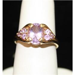 10k Yellow Gold & Amethyst Ring
