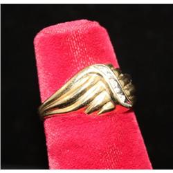 10k Yellow Gold Diamond Ring