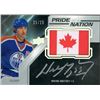 Image 1 : 2019-20 Upper Deck Black Wayne Gretzky Pride of a Nation Autograph Patch #25/25