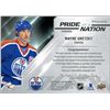 Image 2 : 2019-20 Upper Deck Black Wayne Gretzky Pride of a Nation Autograph Patch #25/25