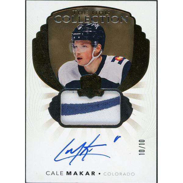 2021-22 Upper Deck The Cup Cale Makar "The NHL Collection" patch autograph #10/10