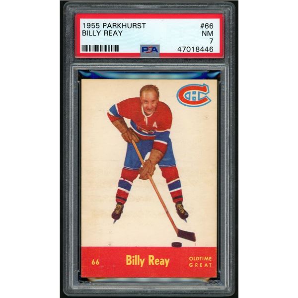 1955-56 Parkhurst #66 Billy Reay OTG (PSA 7)
