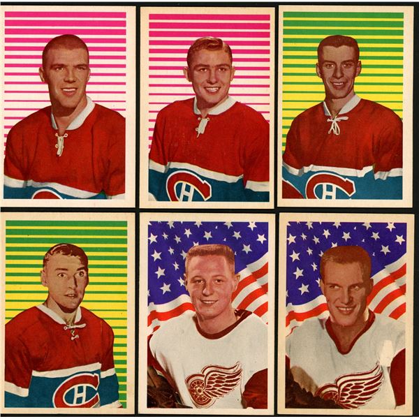 Lot of 6 x 1963-64 Parkhurst Hockey Cards