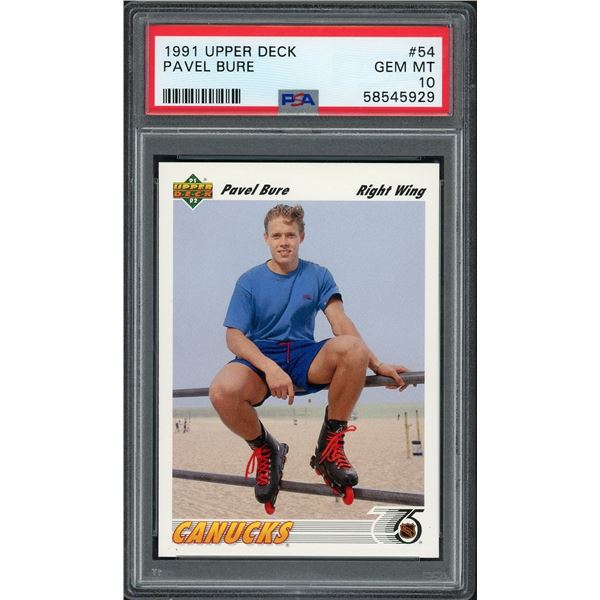 1991-92 Upper Deck Pavel Bure #54 - PSA 10