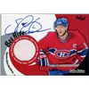 Image 1 : 2004-05 Upper Deck Saku Koivu Bee Hive patch autograph #6/25