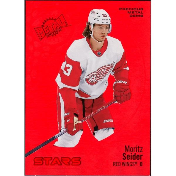 2022-23 Skybox Metal Universe Moritz Seider Precious Metal Gems(PMG) Red #55/100