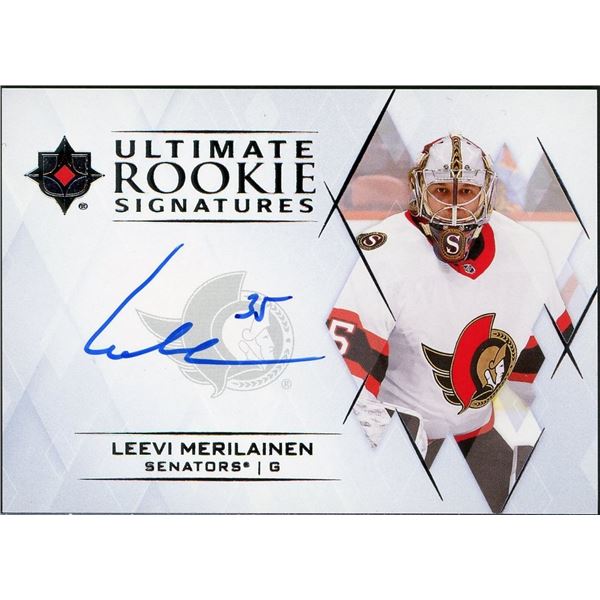 2023-24 Upper Deck Leevi Merilainen Ultimate Rookie Signatures
