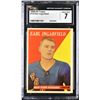 Image 1 : 1958-59 Topps #18 Earl Ingarfield RC (CGC 7)