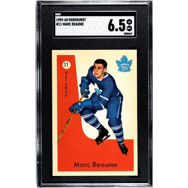 1959-60 Parkhurst #11 Marc Reaume (SGC 6.5)