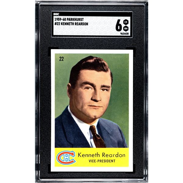 1959-60 Parkhurst #22 Ken Reardon (SGC 6)