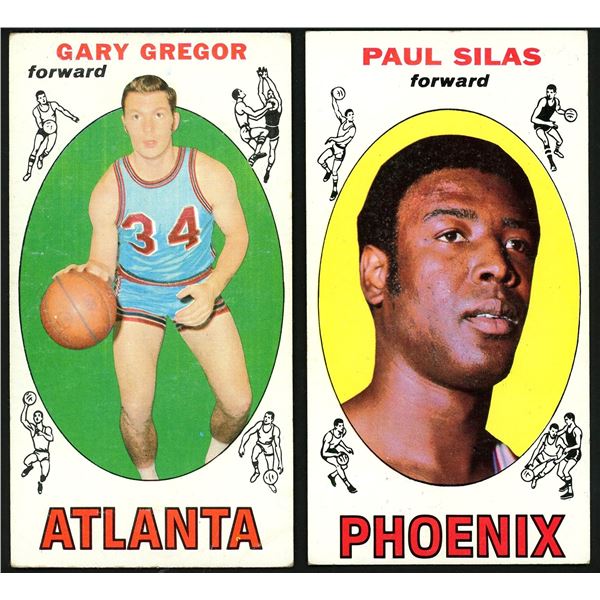 Lot of 5 x 1969-70 Topps Basketball Cards (Stars, Rookies)